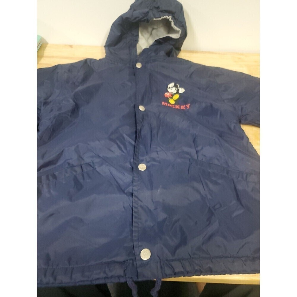 Mickey Mouse Disney Store Gear For Sport Hooded Full Zip Jacket Kids Xs